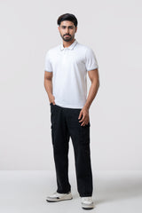 Relaxed Fit Solid Polo Shirt