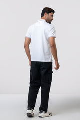 Relaxed Fit Solid Polo Shirt