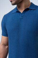 Regular Fit Knit Sweater Polo Shirt
