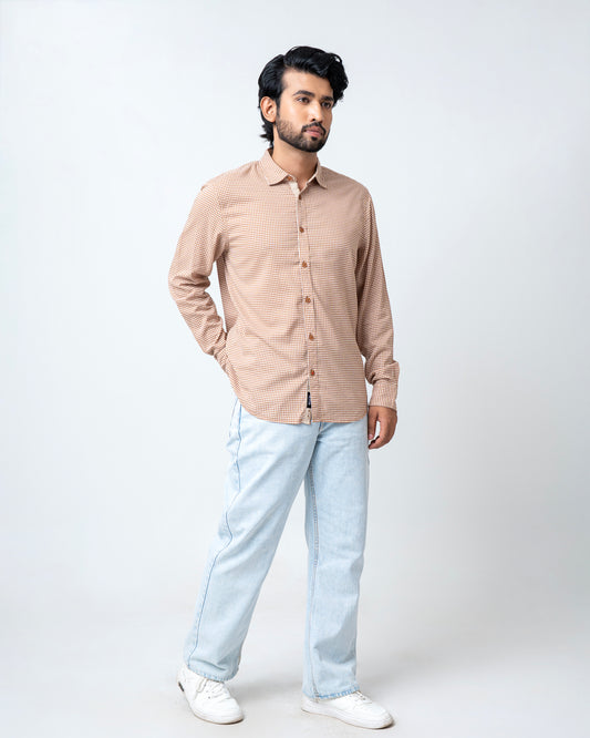 Regular Fit Check Casual Shirt