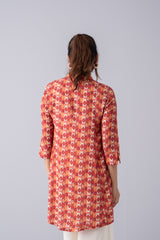 Short-Length Digital Printed Viscose Ethnic Kurti