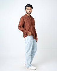 Regular Fit Corduroy Casual Shirt