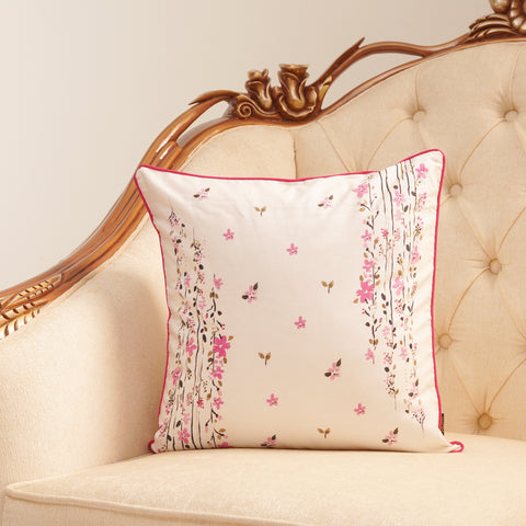 Cushion Cover - Pink Flower