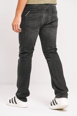 Straight Fit Black Selvedge Jeans