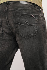 Straight Fit Black Selvedge Jeans