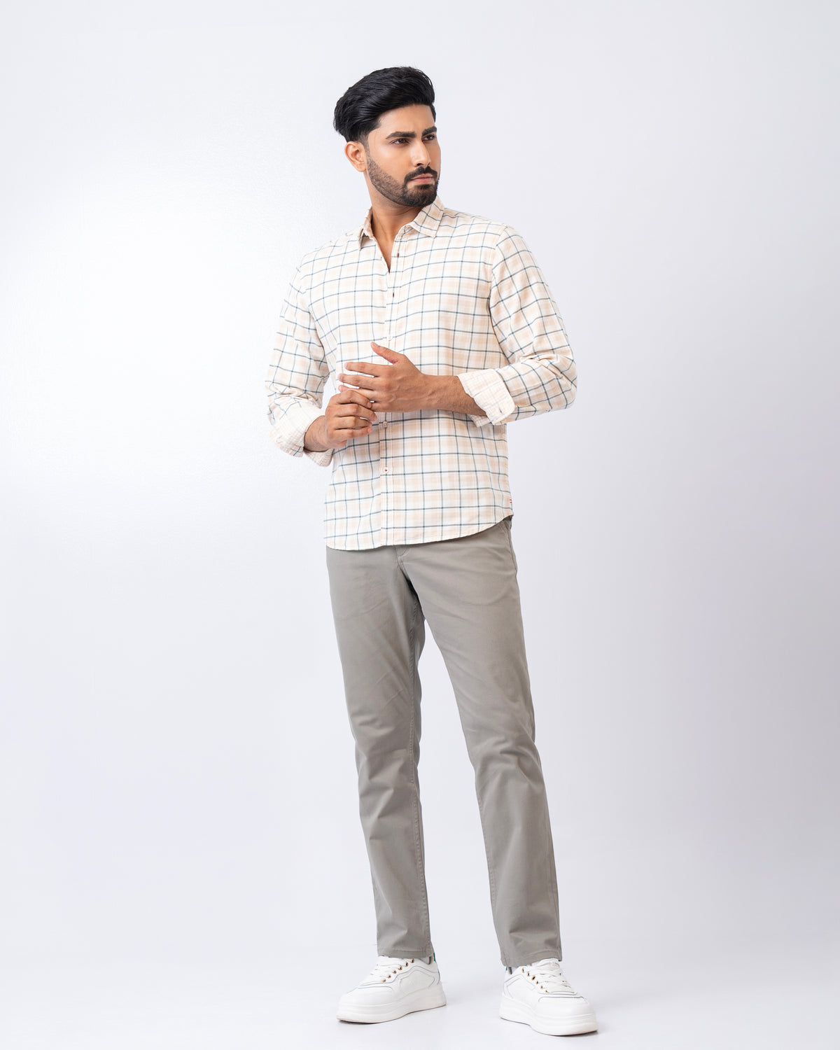 Regular Fit Check Casual Shirt