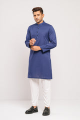 Slim Fit Solid-Dyed Panjabi