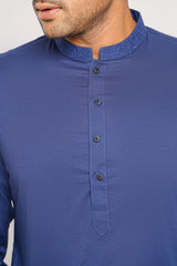 Slim Fit Solid-Dyed Panjabi
