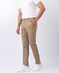 Regular Fit Solid Chinos