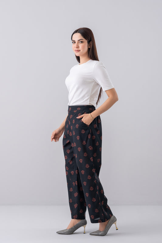 Relaxed Fit Printed Ethnic Pants