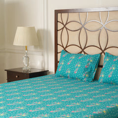 Bedsheets- Emerald Paisley (King Size)