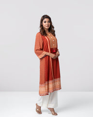 Smart Fit Embroidered Viscose Ethnic Kurta