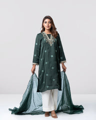 Smart Fit Embroidered Two-Piece Ethnic Set
