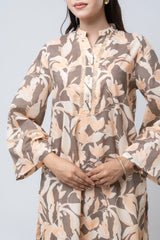 Smart Fit Digital Printed Two-Piece Ethnic Set