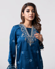 Smart Fit Embroidered Two-Piece Ethnic Set