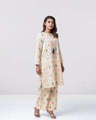 Smart Fit Printed Two-Piece Ethnic Set
