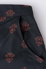 Relaxed Fit Printed Ethnic Pants