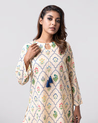 Smart Fit Printed Two-Piece Ethnic Set