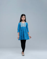Girls' Embroidered Ethnic Kurti (2-4 Years)