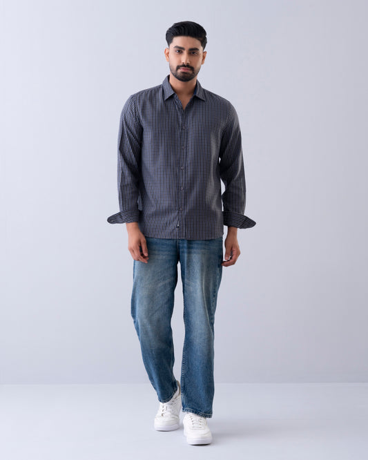 Regular Fit Check Casual Shirt