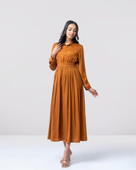 Women's A-line Flare Long Dress