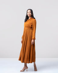 Women's A-line Flare Long Dress