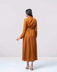 Women's A-line Flare Long Dress