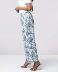 Regular Fit Printed Pant-Mystika