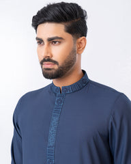Regular Fit Embroidered Semi-Formal Panjabi