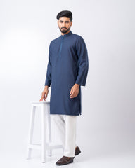 Regular Fit Embroidered Semi-Formal Panjabi