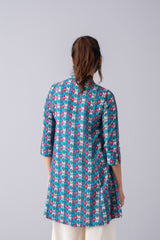 Short-Length Digital Printed Viscose Ethnic Kurti