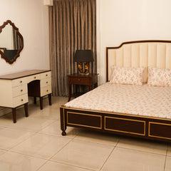 Bed Sheet - Butterscotch Floral (Queen Size)