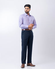 Regular Fit Micro Check Templeton Formal Shirt