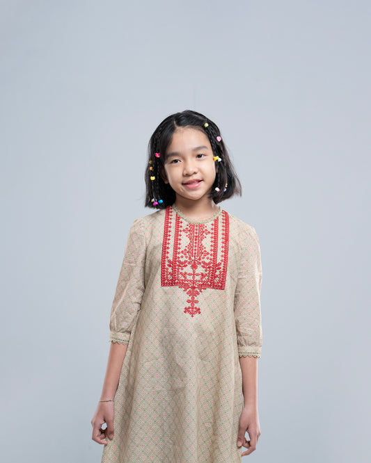 Girls' Ethnic Frock (6-8 Years)