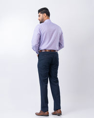 Regular Fit Micro Check Templeton Formal Shirt