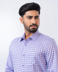 Regular Fit Micro Check Templeton Formal Shirt