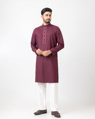 Regular Fit Embroidered Formal Panjabi