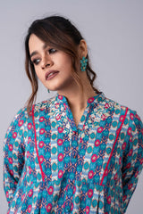 Short-Length Digital Printed Viscose Ethnic Kurti