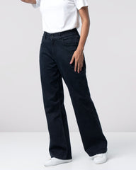 Mid-Waist Bell-Bottom Denim