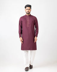 Regular Fit Embroidered Formal Panjabi