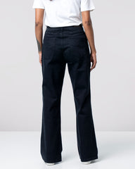 Mid-Waist Bell-Bottom Denim