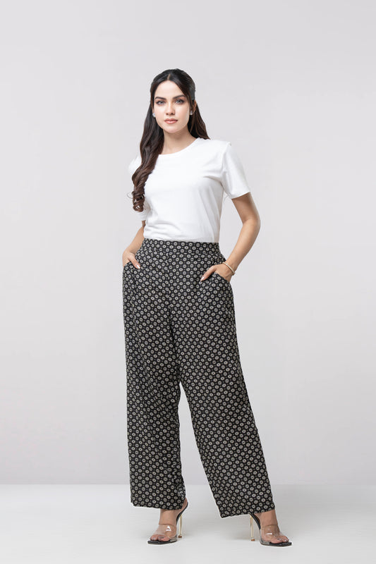 Relaxed Fit Printed Ethnic Pants
