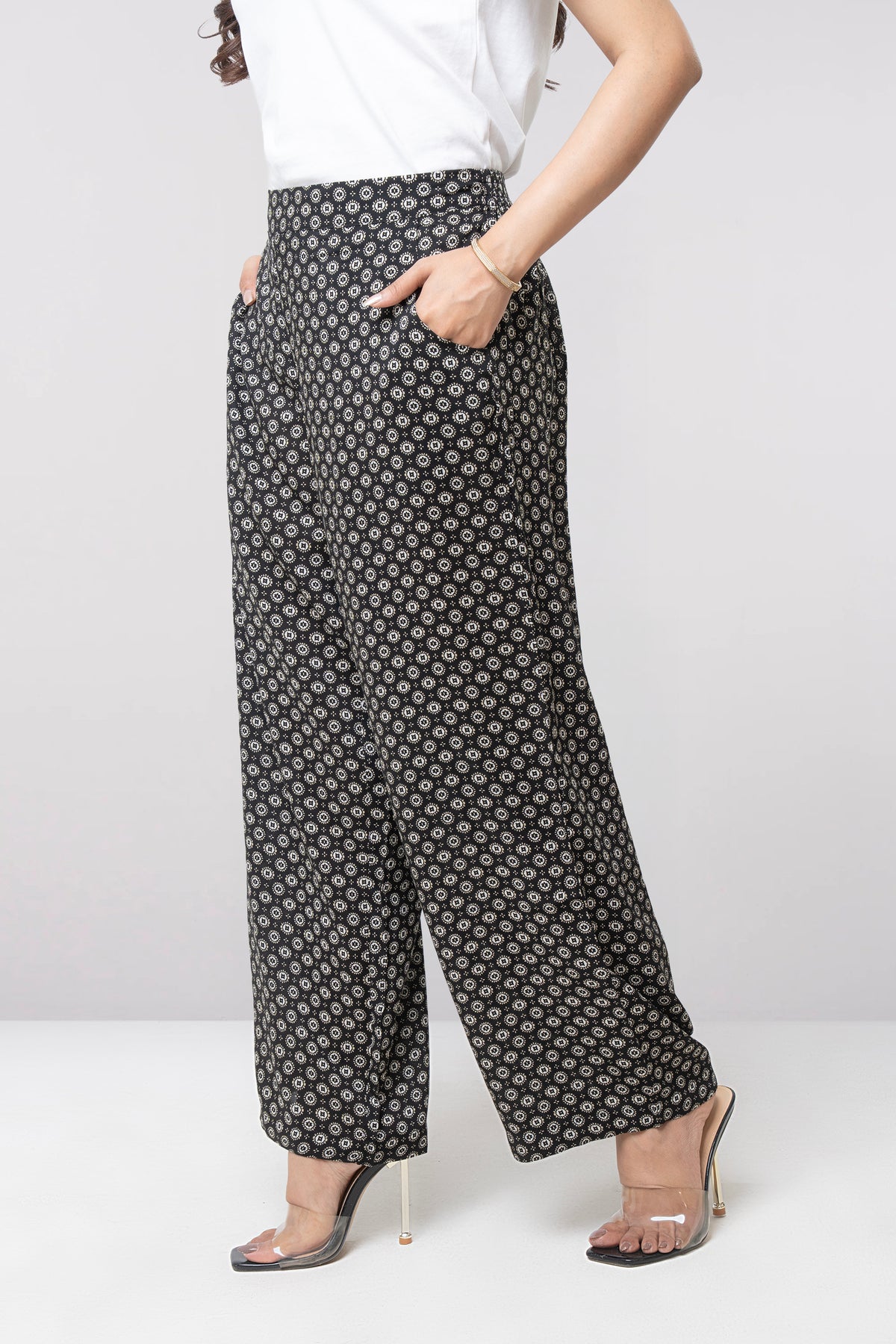 Relaxed Fit Printed Ethnic Pants