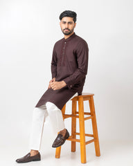 Regular Fit Embroidered Formal Panjabi