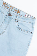 Straight Fit Blue Jeans