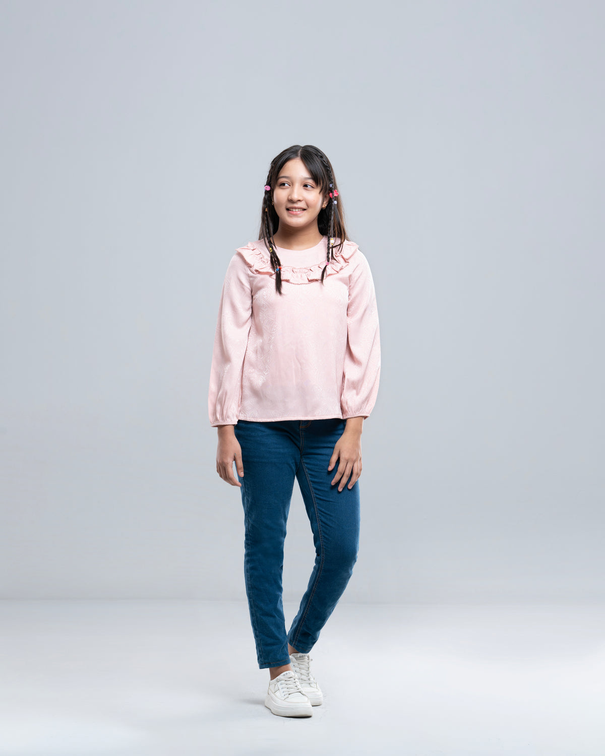 Junior Girls' Western Fashion Top (10-14 Years)