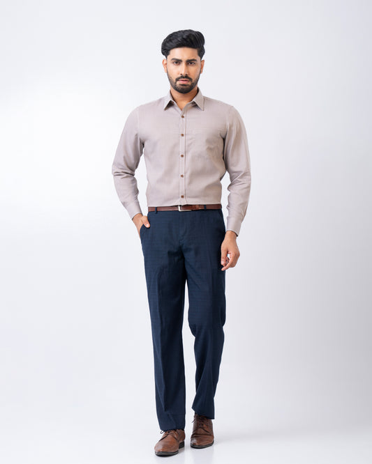 Regular Fit Gingham Check Templeton Formal Shirt