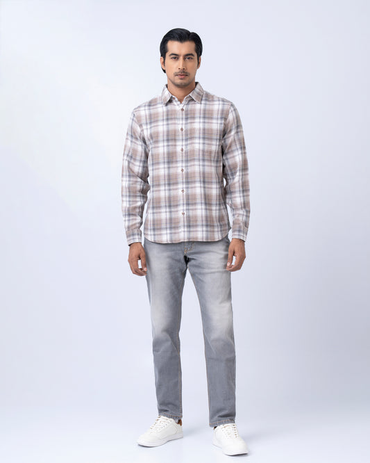 Regular Fit Check Casual Shirt
