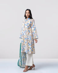 Relaxed Fit Digital Printed Two-Piece Lawn