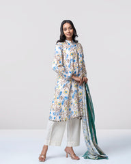 Relaxed Fit Digital Printed Two-Piece Lawn